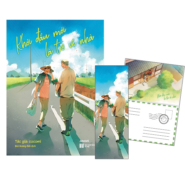 khởi đầu mới là trở về nhà - tặng kèm bookmark + postcard ivory