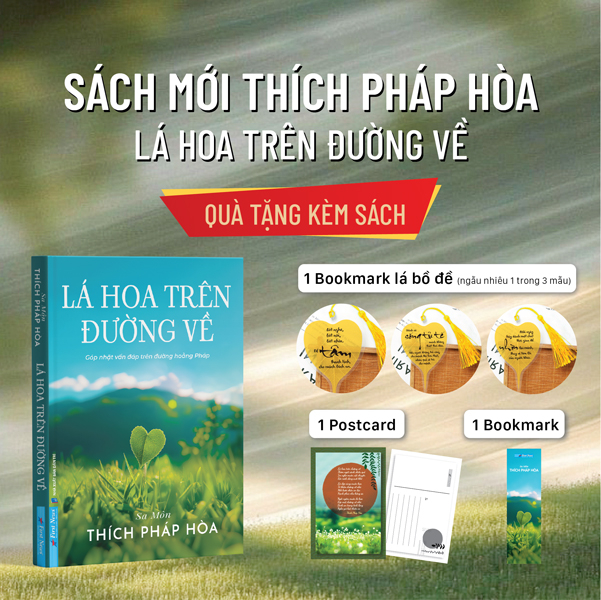 Lá Hoa Trên Đường Về - Tặng Kèm Bookmark Lá Bồ Đề Random 1 Trong 3 Mẫu + Bookmark + Postcard