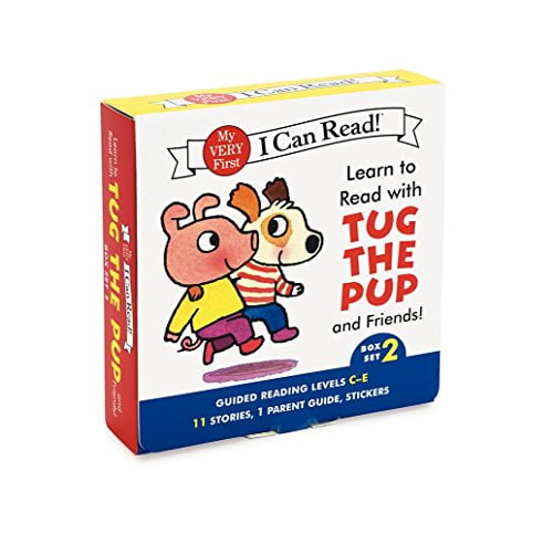 learn to read with tug the pup and friends! box set 2: levels included: c-e (my very first i can read)