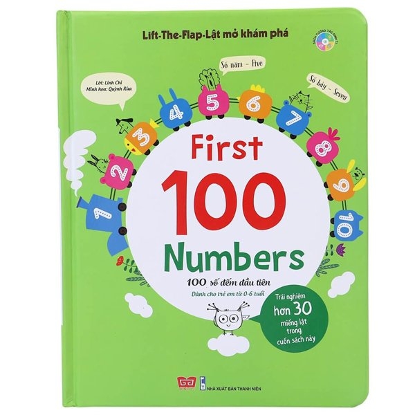 lift-the-flap-lật mở khám phá - first 100 numbers - 100 số đếm đầu tiên