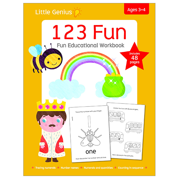 little genius: 123 fun - fun educational workbook