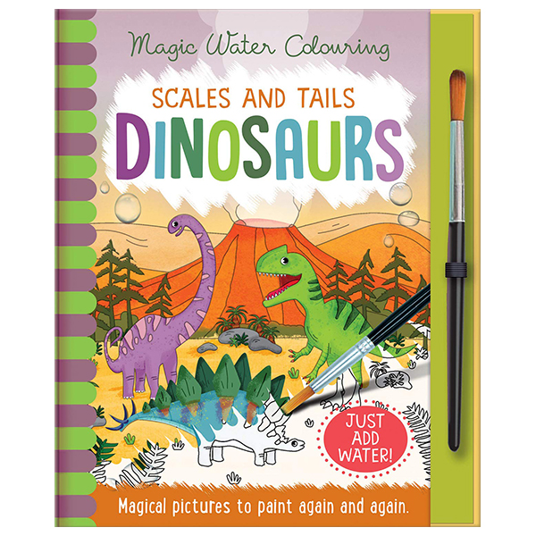 magic water colouring - scales and tails - dinosaurs