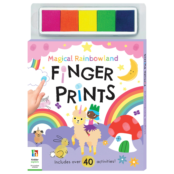 magical rainbowland finger prints