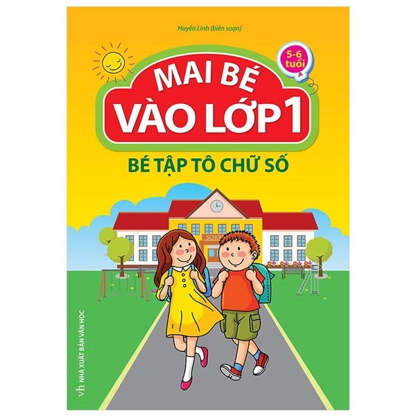 mai bé vào lớp 1 - bé tập tô chữ số (2021)