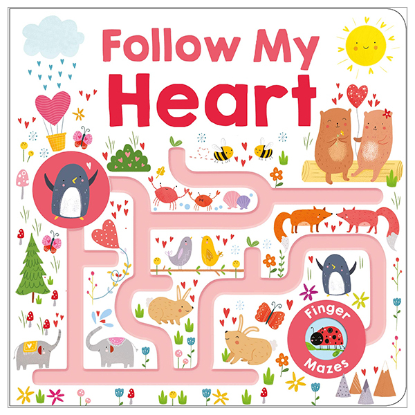 maze book: follow my heart