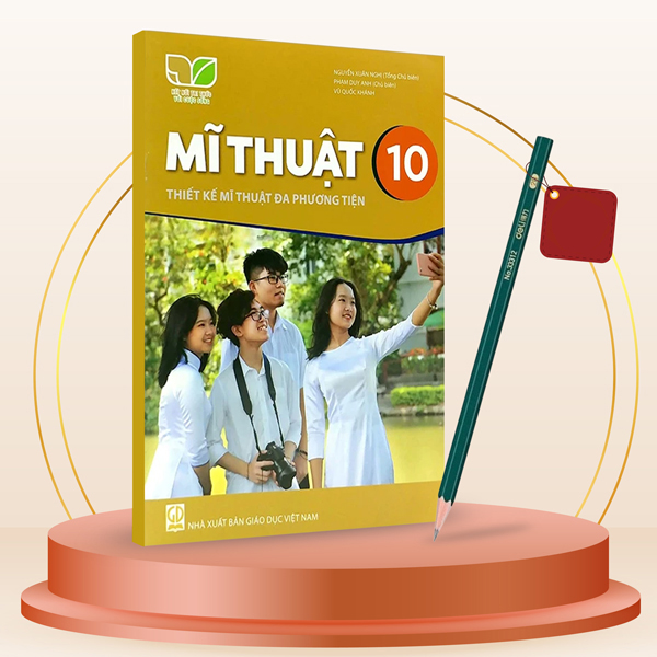 Mĩ Thuật 10 - Thiết Kế Mĩ Thuật Đa Phương Tiện (Kết Nối) (Chuẩn) - Kèm Bút Chì 2B Deli 33312-2B