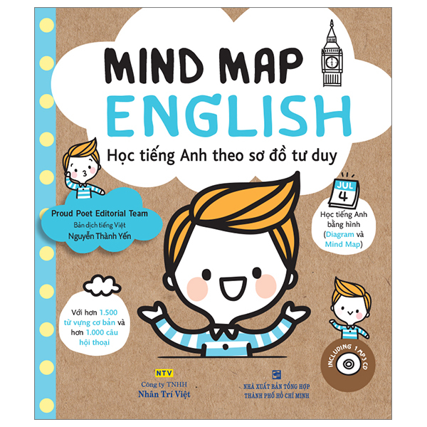 mind map english - học tiếng anh theo sơ đồ tư duy (tái bản 2024)