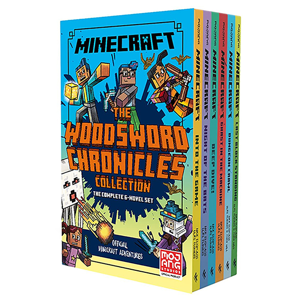 minecraft - woodsword chronicles collection: the complete 6-novel set