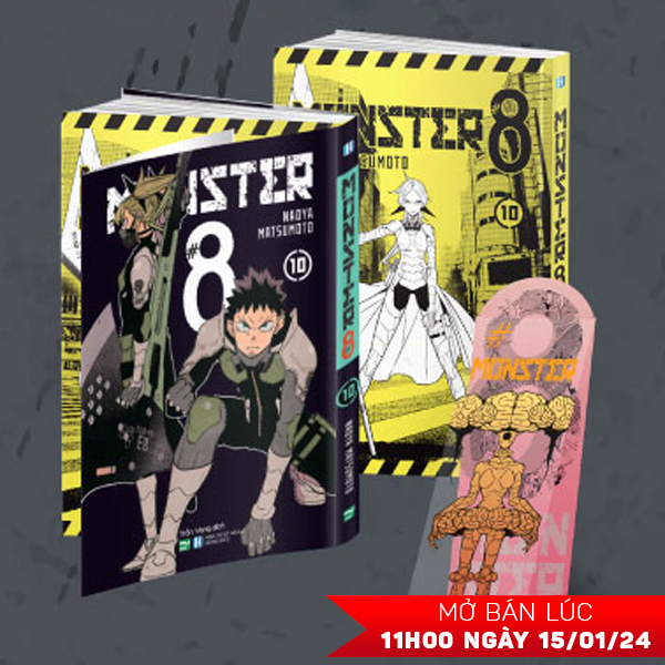 monster #8 - tập 10 - bản đặc biệt - dark ver - tặng kèm set bookmark hai lớp