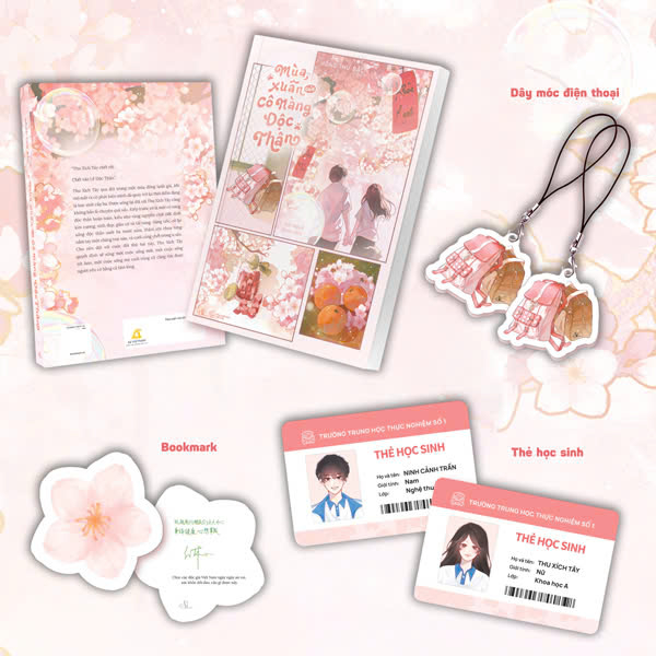 Mùa Xuân Của Cô Nàng Độc Thân - Bản Đặc Biệt - Tặng Kèm 1 Bookmark Bồi Cứng Có Chữ Ký Tác Giả + 2 Thẻ Học Sinh Bồi Cứng Art Độc Quyền + Dây Móc Điện Thoại