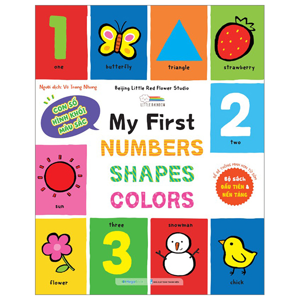 my first numbers-shapes-colors - con số, hình khối, màu sắc - bìa cứng