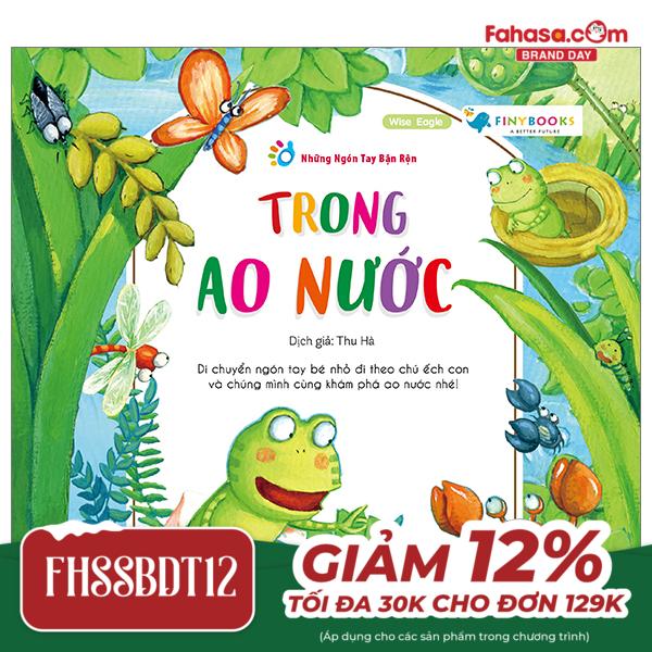 những ngón tay bận rộn - trong ao nước