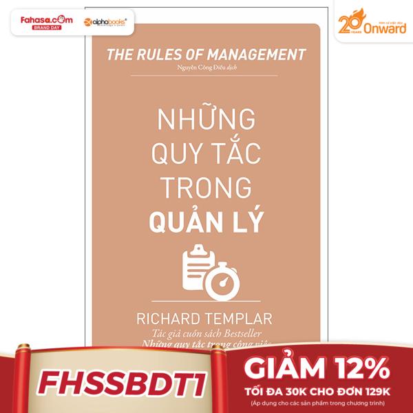 những quy tắc trong quản lý