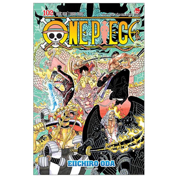 one piece - tập 102 - bước ngoặt quan trọng - bản bìa áo