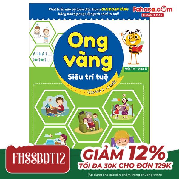 ong vàng siêu trí tuệ (cho trẻ từ 3 - 6 tuổi) - kỹ năng mềm