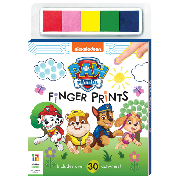 paw patrol finger prints