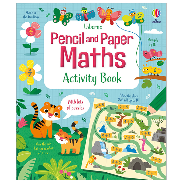 pencil and paper maths activity books