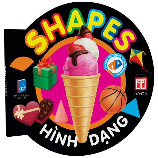 picture dictionary - từ điển bằng hình - shapes - hình dạng - bìa cứng