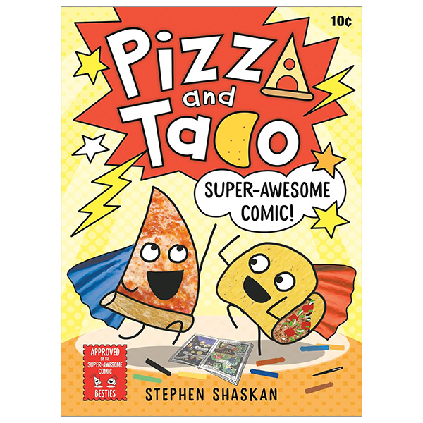 pizza and taco - super-awesome comic!