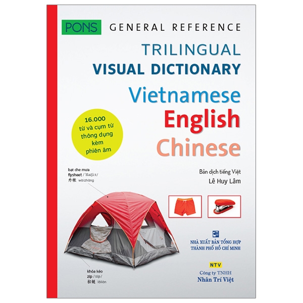 pons general reference - trilingual visual dictionary vietnamese - english - chinese