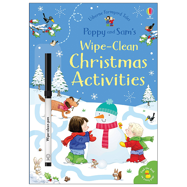 poppy and sam's wipe-clean christmas activities