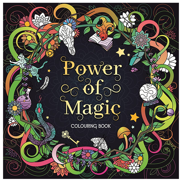 power of magic colouring book