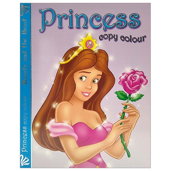 princess copy colour: beauty & the beast