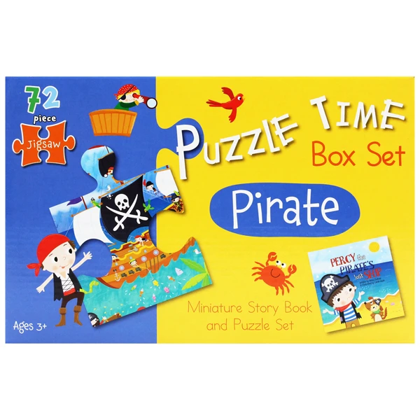 puzzle time box set: pirate