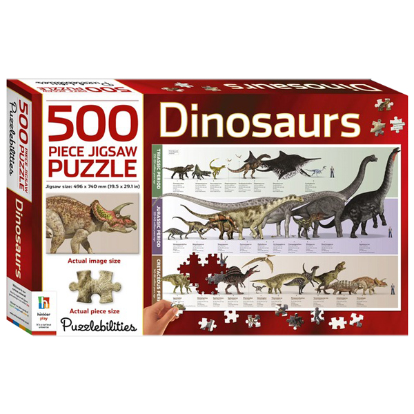 puzzlebilities dinosaurs 500-piece jigsaw