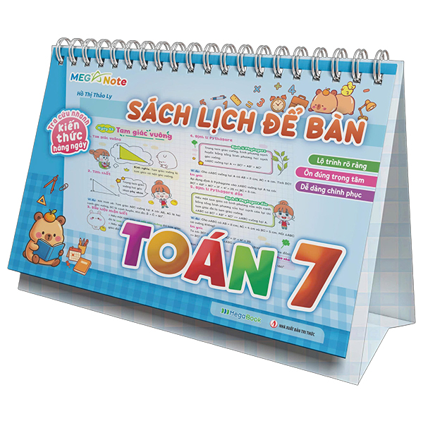 Sách Lịch Để Bàn - Tra Cứu Nhanh Kiến Thức Hàng Ngày - Toán 7
