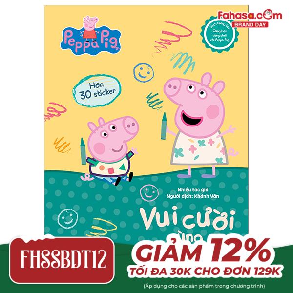 sách tương tác - cùng học cùng chơi với peppa pig - vui cười cùng peppa