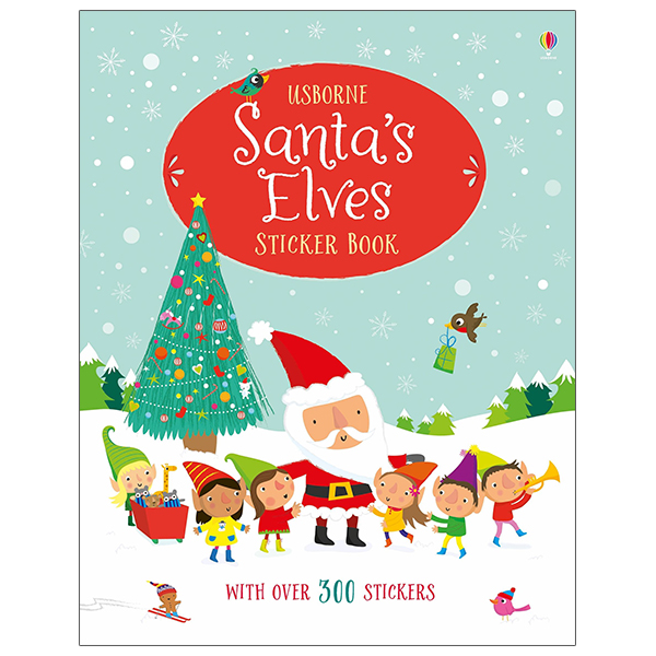 santa's elves sticker book