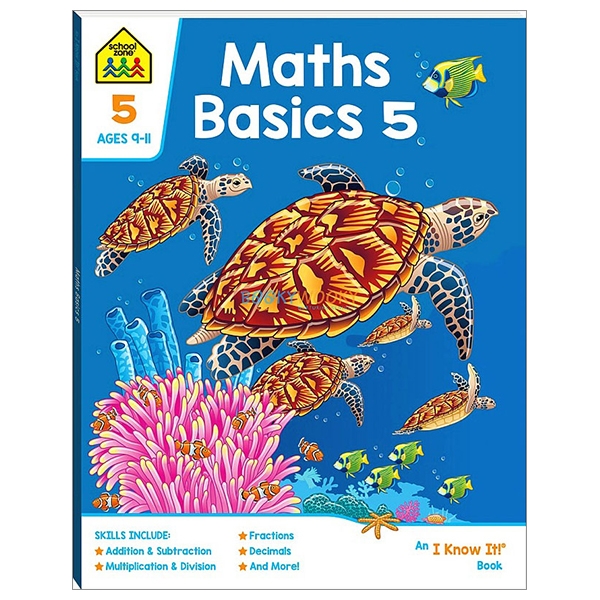 school zone maths basics 5 - an i know it book