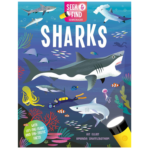 seek and find sharks (seek & find - searchlight books)