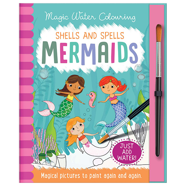 shells and spells - mermaids (magic water colouring)