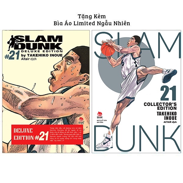 slam dunk - deluxe edition - tập 21 - tặng kèm obi + bìa áo limited ngẫu nhiên