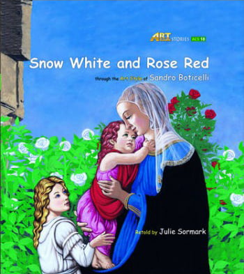 snow white and red rose