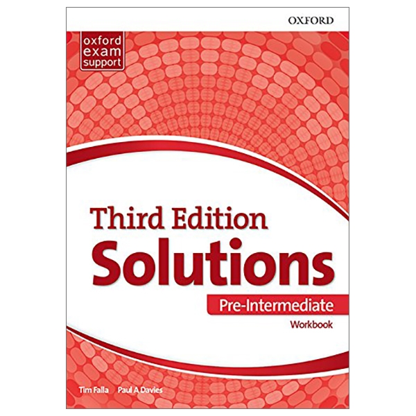 solutions: pre-intermediate: workbook - 3rd edition