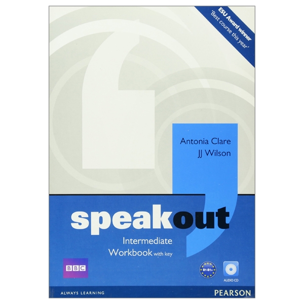 speakout intermediate level workbook with key and audio cd