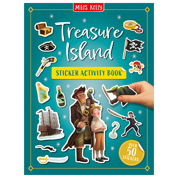 sticker activity books - treasure island