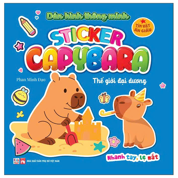 Sticker Capybara - Tìm Vật Ẩn Giấu - Thế GiớI Đại Dương