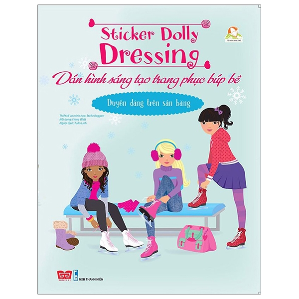 sticker dolly dressing - dán hình sáng tạo trang phục búp bê - duyên dáng trên sân băng