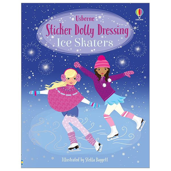 sticker dolly dressing ice skaters