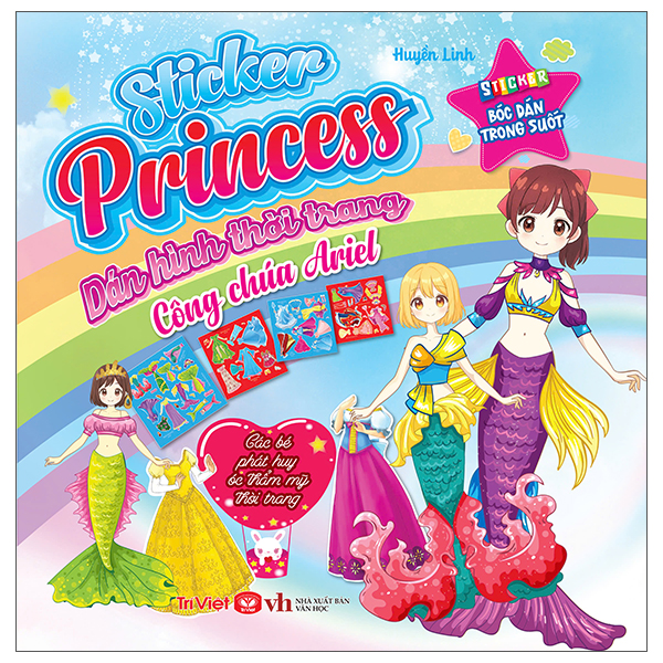 Sticker Princess - Dan Hinh Thoi Trang - Cong Chua Ariel