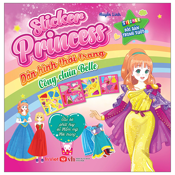 Sticker Princess - Dan Hinh Thoi Trang - Cong Chua Belle