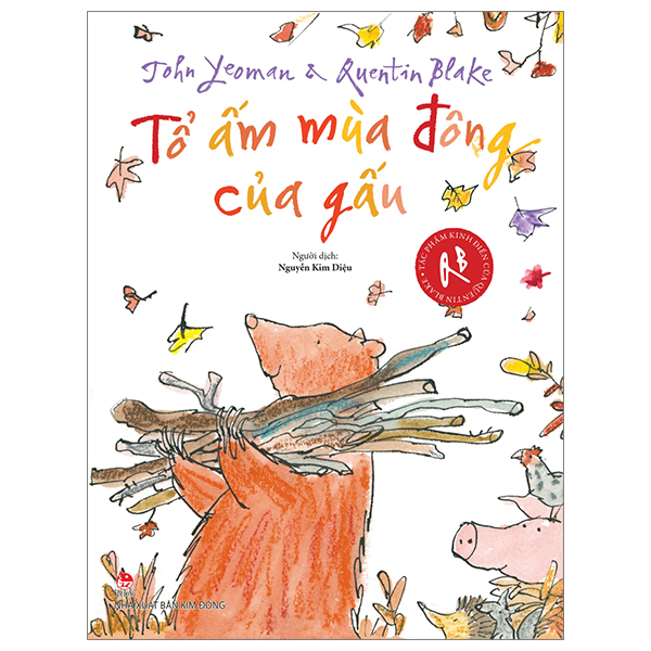 tác phẩm kinh điển của quentin blake - tổ ấm mùa đông của gấu