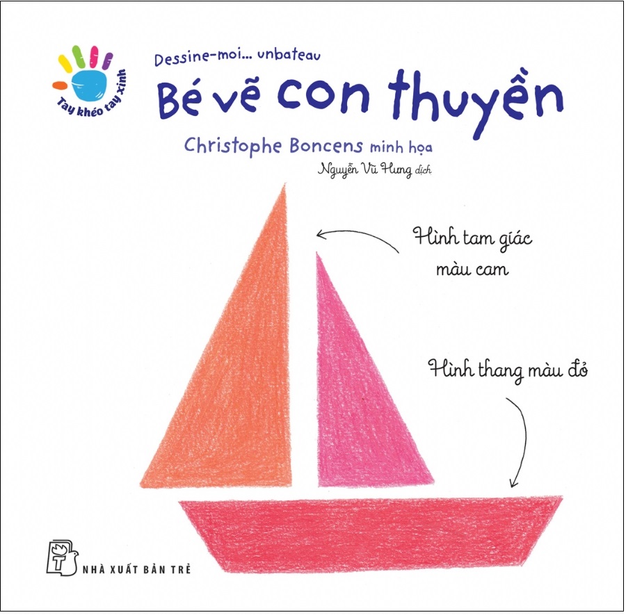 tay khéo tay xinh - bé vẽ con thuyền