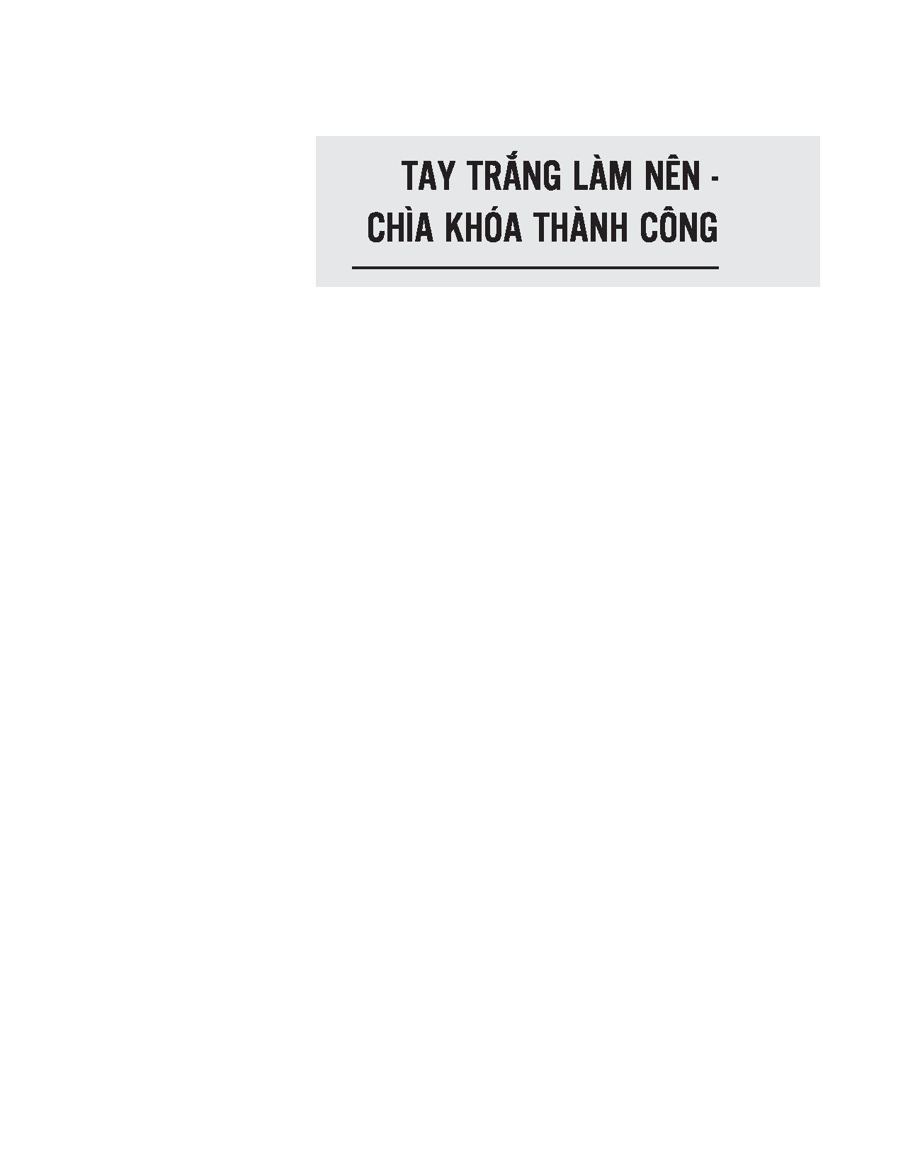 tay trắng làm nên - nguyễn hiến lê