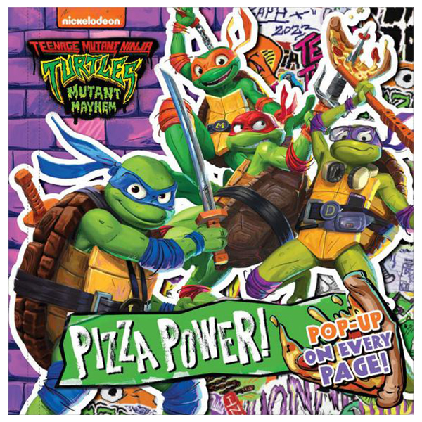 teenage mutant ninja turtles pizza power - pop up book