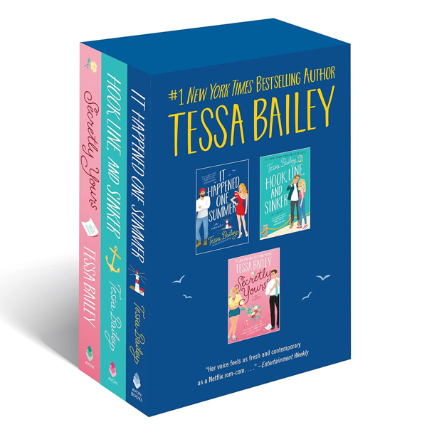 tessa bailey boxed set: it happened one summer + hook, line, and sinker + secretly yours